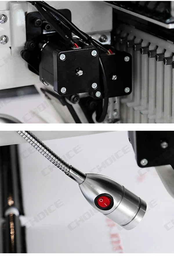 จักรปักคอมพิวเตอร์ CHOICE รุ่น GC-MINI1201 (1 หัว 12 เข็ม) ลดโต๊ะได้ - Image 5