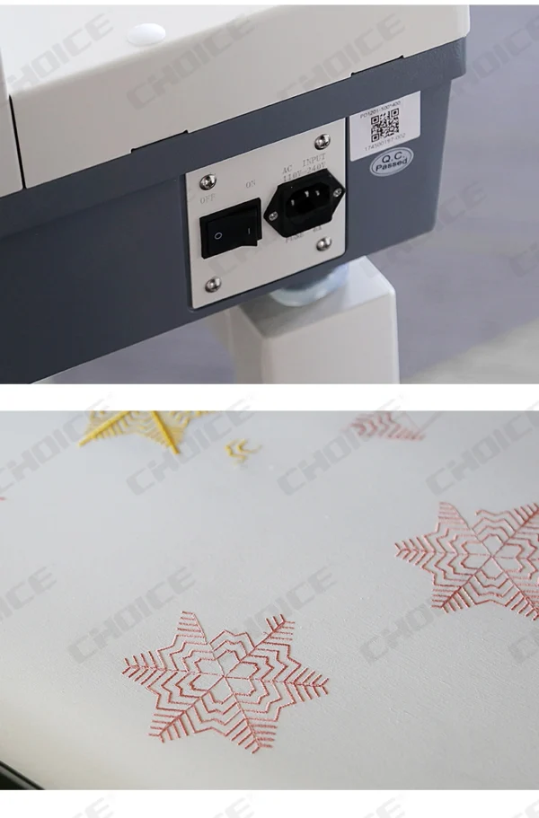จักรปักคอมพิวเตอร์ CHOICE รุ่น GC-MINI1201 (1 หัว 12 เข็ม) ลดโต๊ะได้ - Image 8
