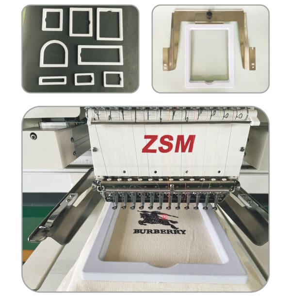 จักรปักคอมพิวเตอร์ ZSM รุ่น QM-1204 (4 หัว 12 เข็ม) ลดโต๊ะได้ - Image 5