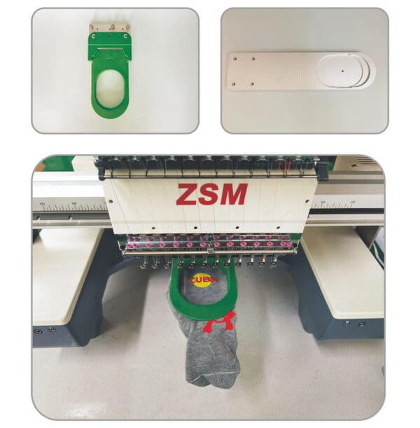 จักรปักคอมพิวเตอร์ ZSM รุ่น QM-1204 (4 หัว 12 เข็ม) ลดโต๊ะได้ - Image 4