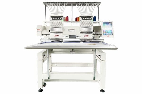 จักรปักคอมพิวเตอร์ ZSM รุ่น QM-1202 (Size เล็ก 2 หัว 12 เข็ม) ปรับลดเฟรมโต๊ะ รองรับงานปักที่หลากหลาย - Image 2