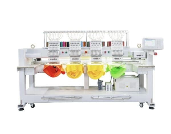 จักรปักคอมพิวเตอร์ CHOICE รุ่น GC-1204E (4 หัว 12 เข็ม) ลดโต๊ะได้
