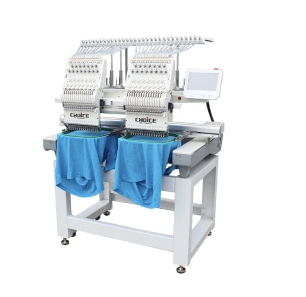 จักรปักคอมพิวเตอร์ CHOICE รุ่น GC-1202E (2 หัว 12 เข็ม) ลดโต๊ะได้