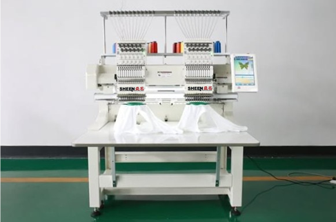 จักรปักคอมพิวเตอร์ SHEEN รุ่น GC-1202-MB ( ลดโต๊ะได้ 2 หัว 12 เข็ม) 2 จักรปักคอมพิวเตอร์ SHEEN รุ่น GC-1202-MB ( ลดโต๊ะได้ 2 หัว 12 เข็ม) - Image 2