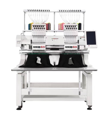 จักรปักคอมพิวเตอร์ SHEEN รุ่น GC-1202-MB ( ลดโต๊ะได้ 2 หัว 12 เข็ม) 1 จักรปักคอมพิวเตอร์ SHEEN รุ่น GC-1202-MB ( ลดโต๊ะได้ 2 หัว 12 เข็ม)
