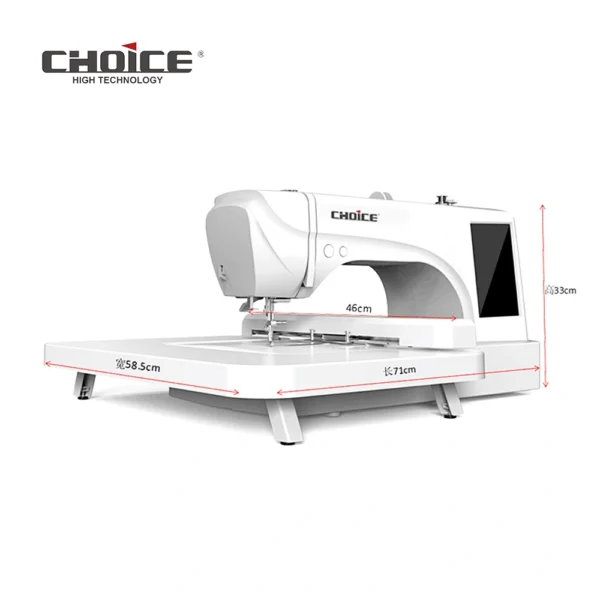 จักรปักคอมพิวเตอร์ CHOICE รุ่น GC-ES6 (2-in-1) จักรปักเข็มเดียว