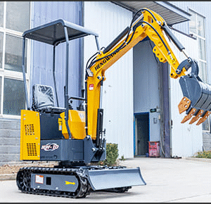 รถขุดตีนตะขาบขนาดเล็ก 1.1 ตัน  รุ่น HW17๋JX ( Mini Crawler Excavator )