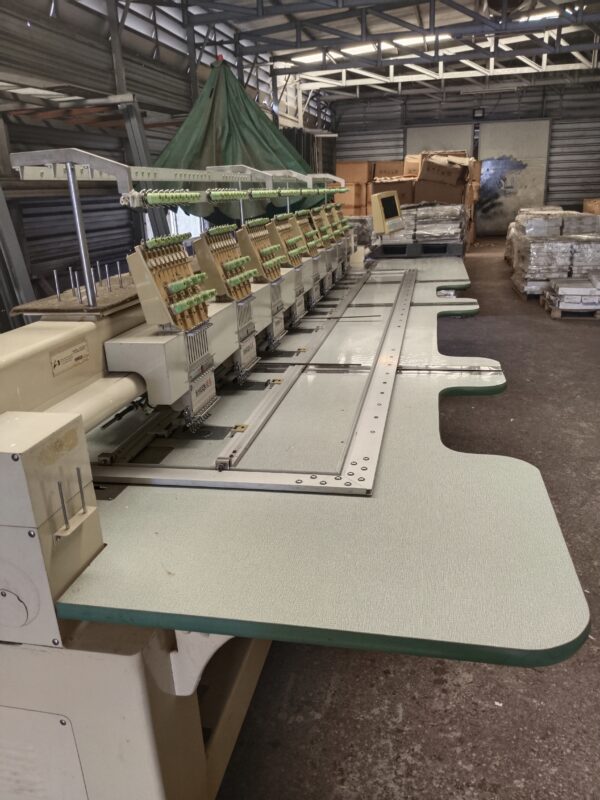 จักรปักคอมพิวเตอร์ Sheen รุ่น 908 8 หัว 9เข็ม มือสอง  ( Second hand-Embroidery Machine) - Image 3