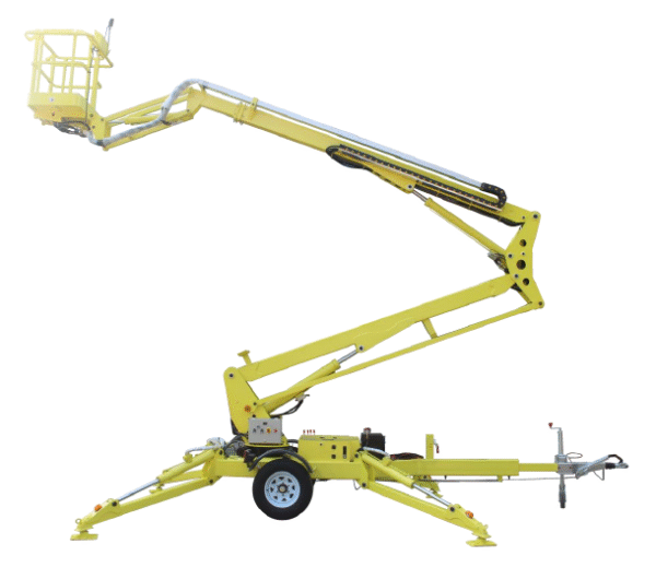 รถกระเช้าบูมแบบลากจูง รุ่น TBL-24A+กล้องโทรทรรศน์ (Towable Boom Lift TBL-24A+Telescopic) - Image 2