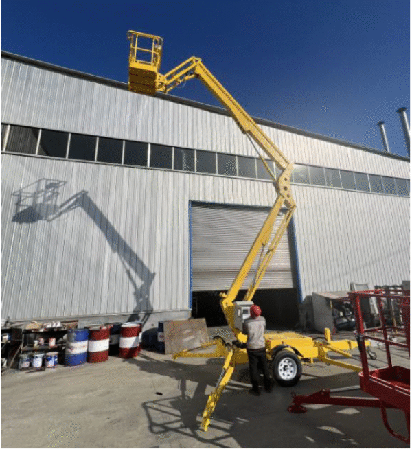 รถกระเช้าบูมแบบลากจูง รุ่น TBL-12A (Towable Boom Lift TBL-12A)