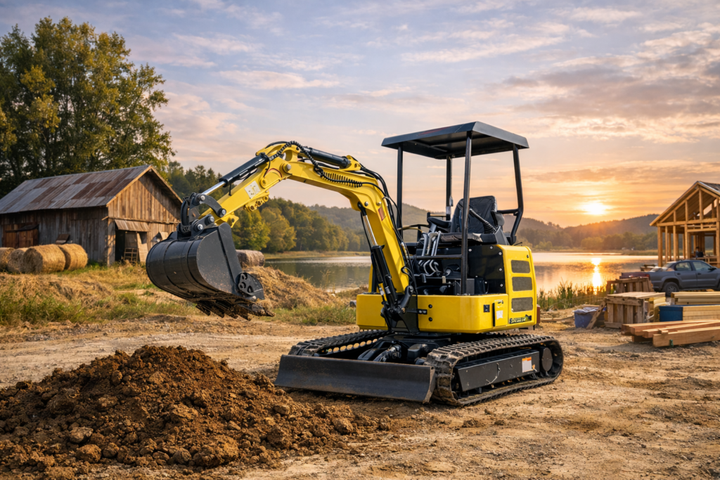 รถขุดตีนตะขาบขนาดเล็ก ทางเลือกงานขุดที่คล่องตัว ประหยัด และคุ้มค่า 4 ChatGPT Image 13 ก.พ. 2569 08 32 07